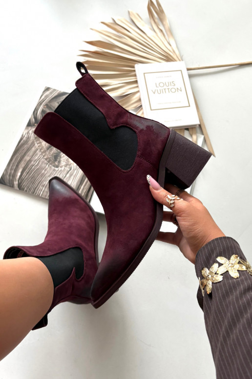 Haut aus INildleder Stiefel mit Heizung im Inneren Artiker 57C0048 Burgund Haut aus INildleder Stiefel mit Heizung im Inneren Artiker 57C0048 Burgund