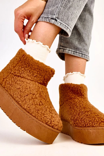 Braune Schneestiefel mit... 2