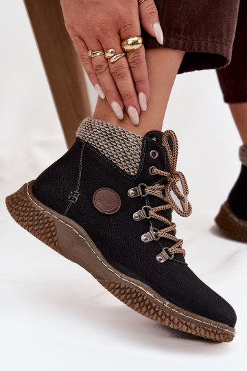 sich Zuarm laufen Stiefel Schuhe Feminin schZuarze Farbe Zenaya