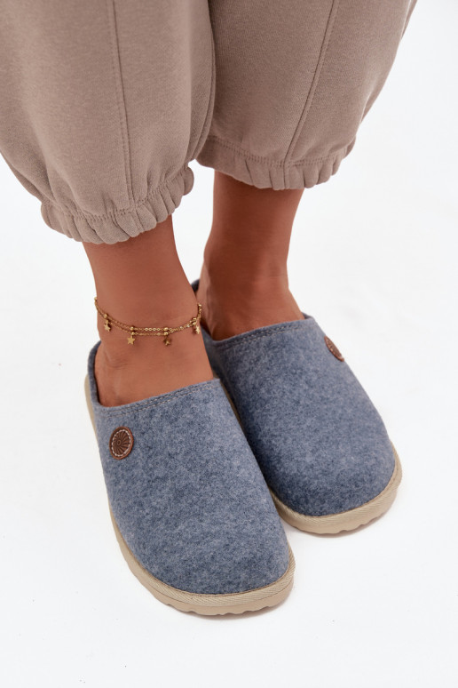 Schuhe hausgemacht Hausschuhe Feminin Inblu CS000047 hellblau