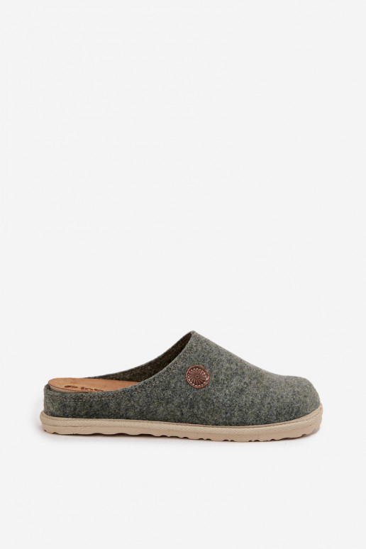 Schuhe hausgemacht Hausschuhe Feminin Inblu CS000047 grüne Farbe