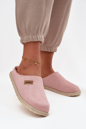 Hausschuhe Feminin Schuhe hausgemacht Inblu CS000045 pinke Farbe 2