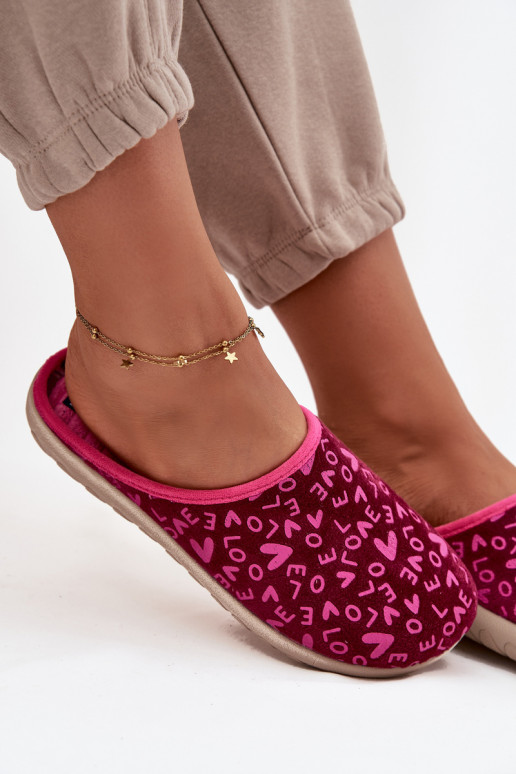Hausschuhe Feminin Love Inblu ET000032 pinke Farbe Hausschuhe Feminin Love Inblu ET000032 pinke Farbe