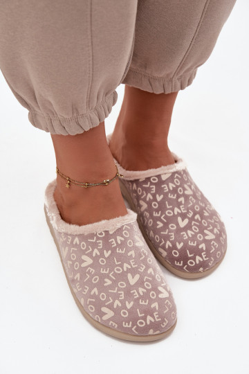 Hausschuhe Feminin Love Inblu ET000032 Beige