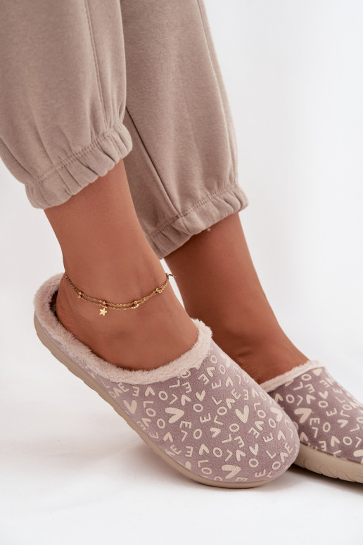 Hausschuhe Feminin Love Inblu ET000032 Beige Hausschuhe Feminin Love Inblu ET000032 Beige