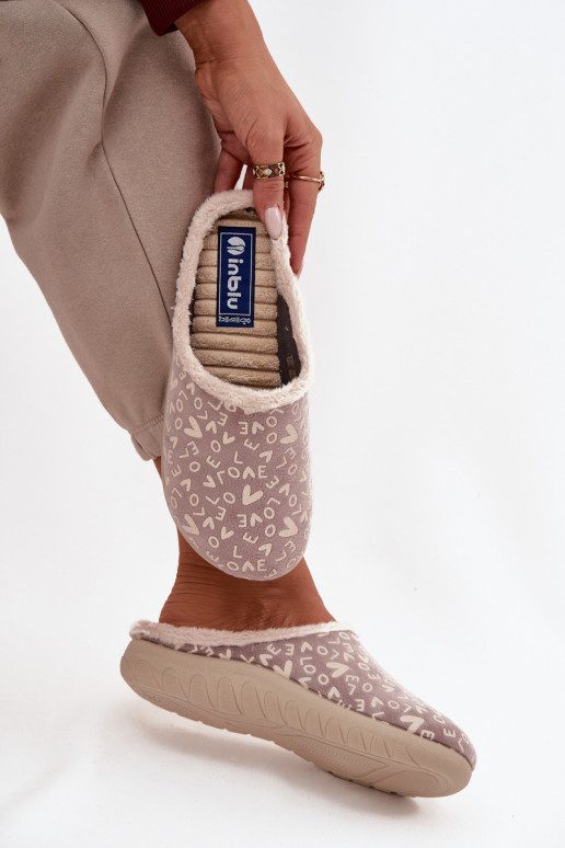 Hausschuhe Feminin Love Inblu ET000032 Beige Hausschuhe Feminin Love Inblu ET000032 Beige