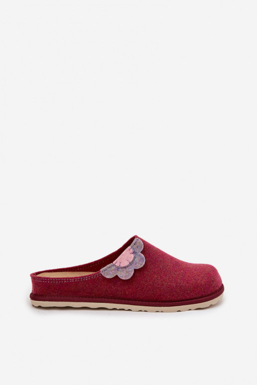 Hausschuhe Feminin Mit einer Blume Inblu CS000043 Burgund Hausschuhe Feminin Mit einer Blume Inblu CS000043 Burgund