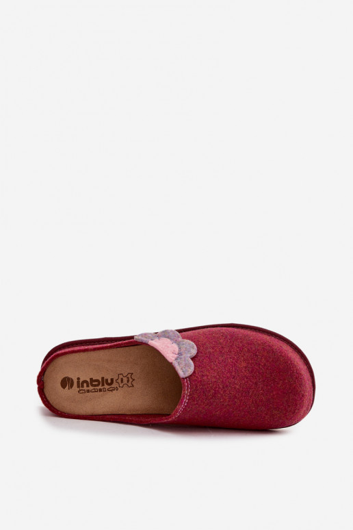 Hausschuhe Feminin Mit einer Blume Inblu CS000043 Burgund Hausschuhe Feminin Mit einer Blume Inblu CS000043 Burgund