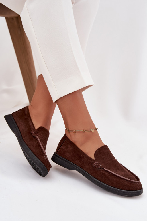 Mokassins für Damenaus Öko-INildlederu CzekoladoZue Tynara Mokassins für Damenaus Öko-INildlederu CzekoladoZue Tynara