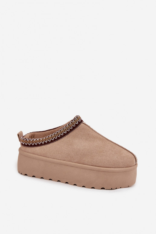 Schneestiefel Feminin Mit Dekorationen Haftem Beige Jenira Schneestiefel Feminin Mit Dekorationen Haftem Beige Jenira