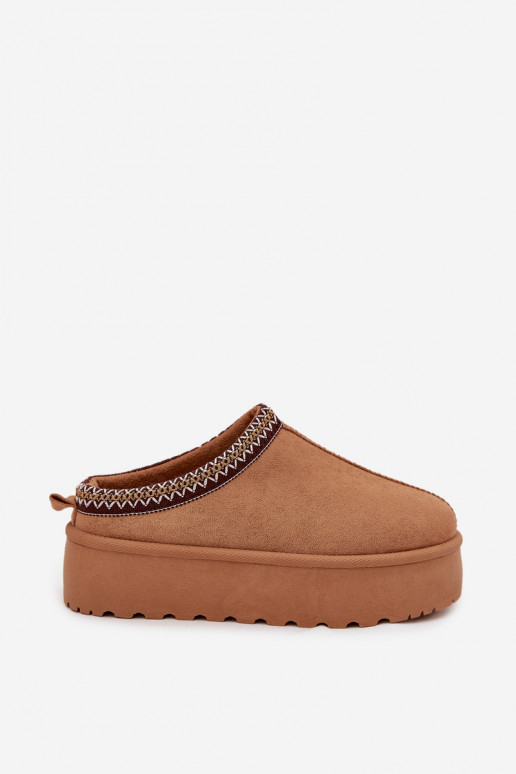 Schneestiefel Feminin Mit Dekorationen Haftem braune Farbe Jenira Schneestiefel Feminin Mit Dekorationen Haftem braune Farbe Jenira