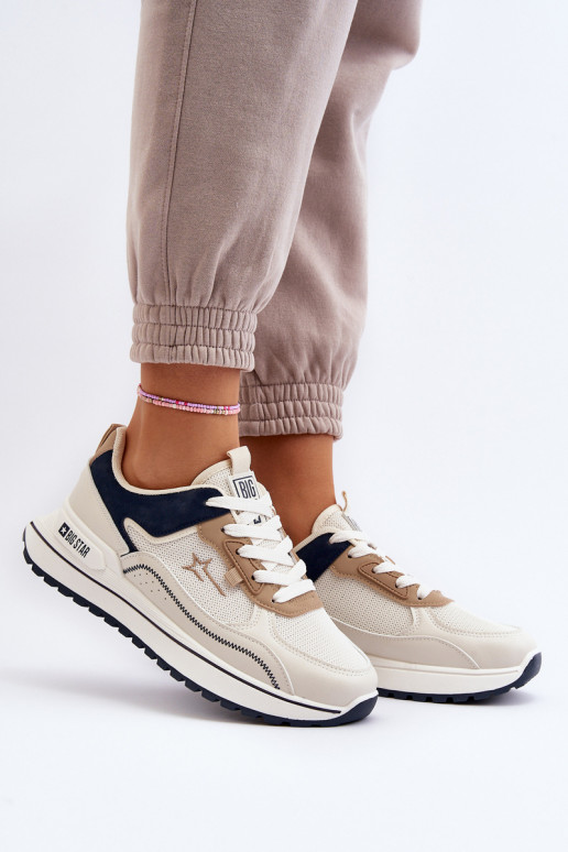 Sneakers Stilvollllschuhe Feminin Big Star NN274A092 Beige Sneakers Stilvollllschuhe Feminin Big Star NN274A092 Beige