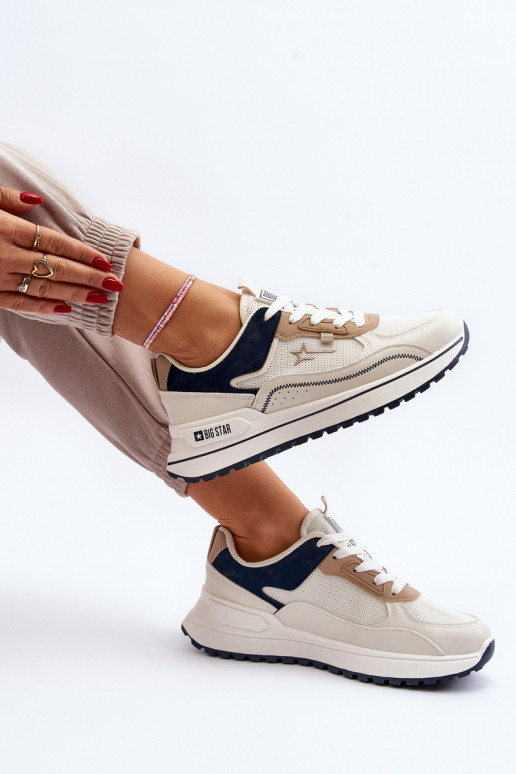 Sneakers Stilvollllschuhe Feminin Big Star NN274A092 Beige Sneakers Stilvollllschuhe Feminin Big Star NN274A092 Beige