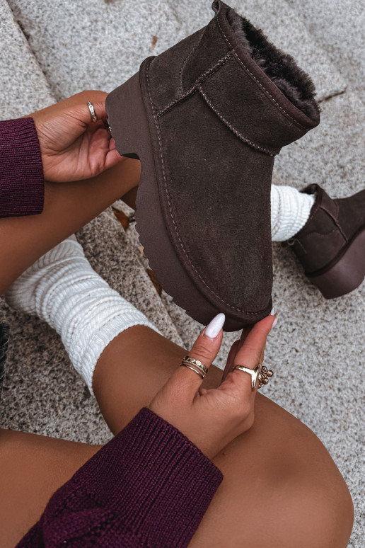 Schneestiefel FemininErmöglichtturalnego aus INildlederu sich Zuarm laufen mit Fell innen CzekoladoZue Milora Schneestiefel FemininErmöglichtturalnego aus INildlederu sich Zuarm laufen mit Fell innen CzekoladoZue Milora