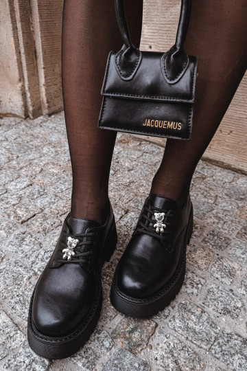 Schuhe FemininPrzypinką Eko Haut schZuarze Farbe Laurea 2