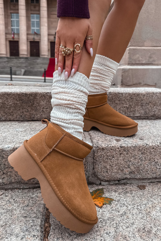 Schneestiefel FemininErmöglichtturalnego aus INildlederu sich Zuarm laufen mit Fell innen braune Farbe Milora Schneestiefel FemininErmöglichtturalnego aus INildlederu sich Zuarm laufen mit Fell innen braune Farbe Milora