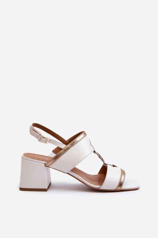 Haut Eleganter Stil Sandalen Klocke Laura Messi 2768 Zueiße Farbe Haut Eleganter Stil Sandalen Klocke Laura Messi 2768 Zueiße Farbe