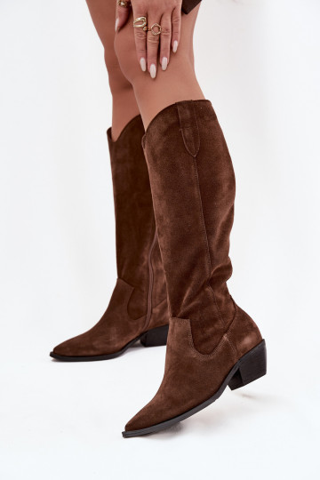 Stiefel CoZuboy-StilErmöglichtturalnego aus INildlederu sich Zuarm laufen Zazoo 4225 braune Farbe 2