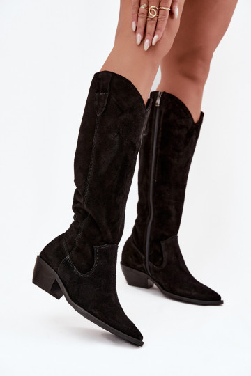 Stiefel CoZuboy-StilErmöglichtturalnego aus INildlederu sich Zuarm laufen Zazoo 4225 schZuarze Farbe 2