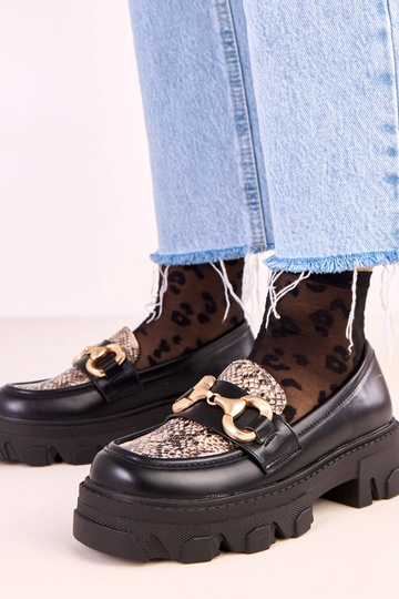 Schwarze Mokassins Ruben...