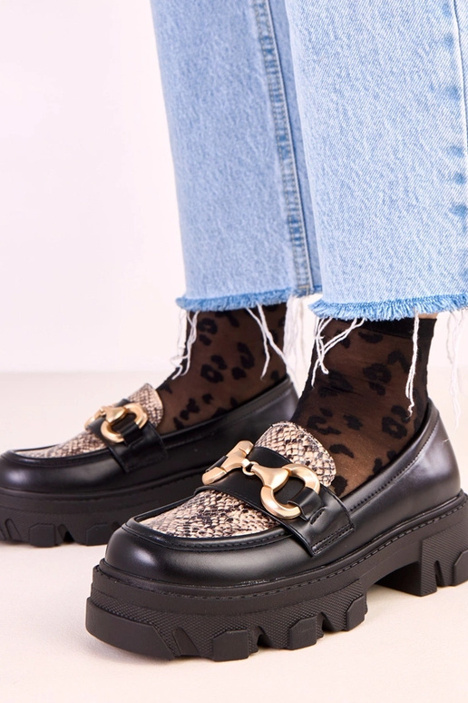 Schwarze Mokassins Ruben mit... Schwarze Mokassins Ruben mit...