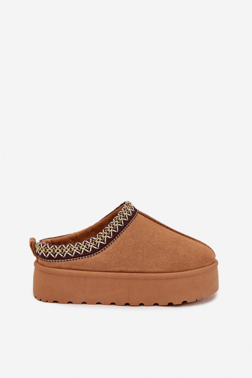 Schneestiefel Kindisch JugendHaftem mit einer Plattform braune Farbe Jolisse Schneestiefel Kindisch JugendHaftem mit einer Plattform braune Farbe Jolisse