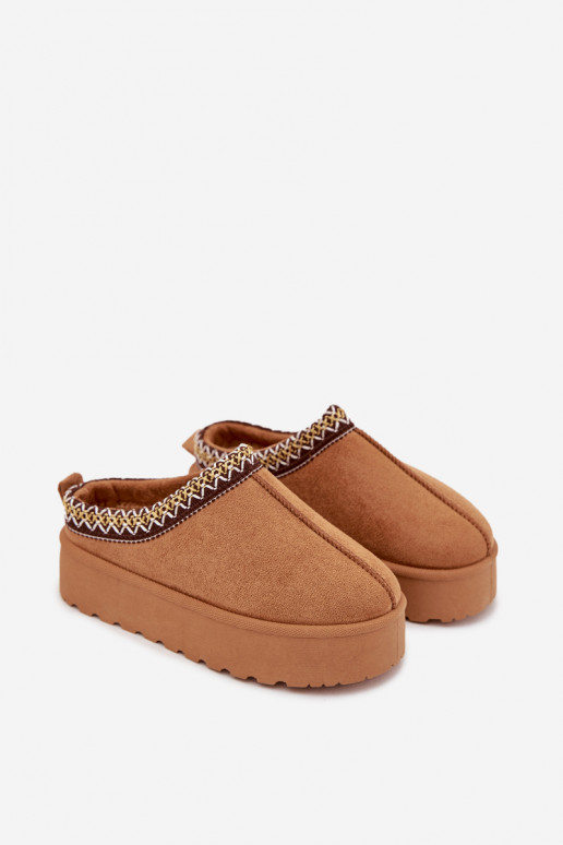 Schneestiefel Kindisch JugendHaftem mit einer Plattform braune Farbe Jolisse Schneestiefel Kindisch JugendHaftem mit einer Plattform braune Farbe Jolisse