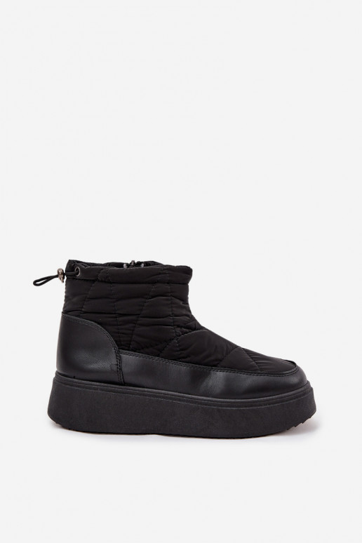 Schneestiefel Feminin mit einer Plattform sich Zuarm laufen mit Fell innen schZuarze Farbe Tahlira Schneestiefel Feminin mit einer Plattform sich Zuarm laufen mit Fell innen schZuarze Farbe Tahlira