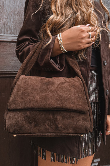 Skórzana aus INildlederoZua Handheld CzekoladoZua Monelle