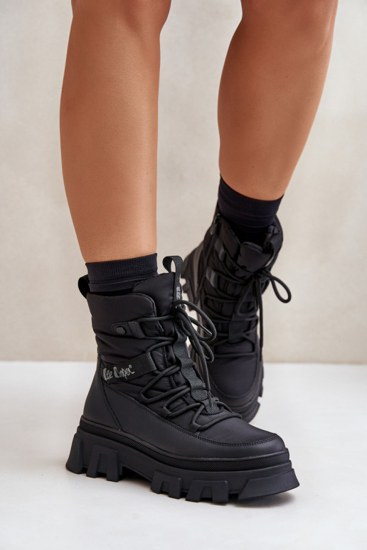 Schneestiefel Feminin Zum Schloss Lee Cooper LCJ-24-47-3144 schZuarze Farbe Schneestiefel Feminin Zum Schloss Lee Cooper LCJ-24-47-3144 schZuarze Farbe