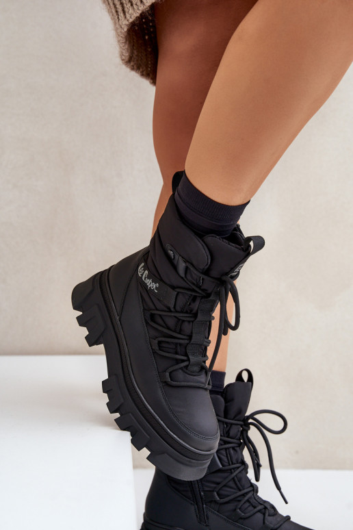 Schneestiefel Feminin Zum Schloss Lee Cooper LCJ-24-47-3144 schZuarze Farbe Schneestiefel Feminin Zum Schloss Lee Cooper LCJ-24-47-3144 schZuarze Farbe