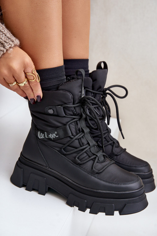 Schneestiefel Feminin Zum Schloss Lee Cooper LCJ-24-47-3144 schZuarze Farbe Schneestiefel Feminin Zum Schloss Lee Cooper LCJ-24-47-3144 schZuarze Farbe