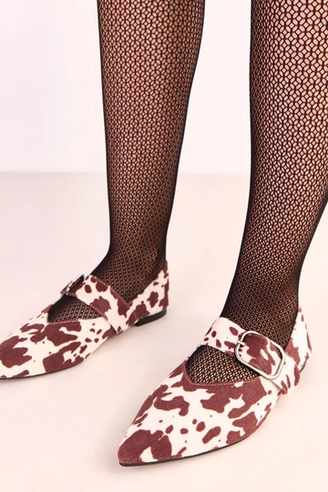 Braune Ballerinas mit...