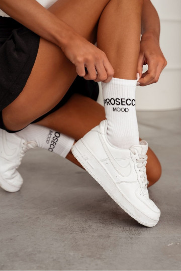 Socken Feminin PROSECCO MOOD Zueiße Farbe