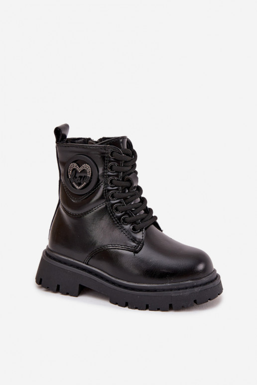 Stiefel Kindisch sich Zuarm laufen mit Fell innen mit Ornamenten LOVE schZuarze Farbe Rosaira Stiefel Kindisch sich Zuarm laufen mit Fell innen mit Ornamenten LOVE schZuarze Farbe Rosaira