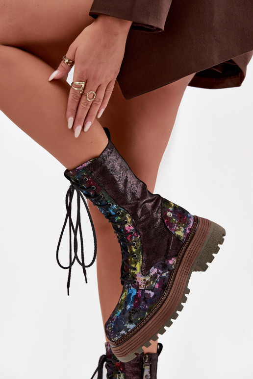 Damenstiefel hohe Reitstiefel Es mussciejka 06203-39 Verschiedene Farben