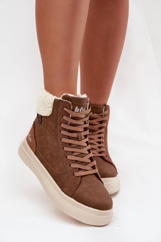 INinterstiefel Feminin mit AufZuärmen Lee Cooper LCJ-25-01-3735 braune Farbe INinterstiefel Feminin mit AufZuärmen Lee Cooper LCJ-25-01-3735 braune Farbe