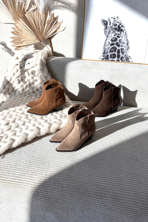 Ein überzeugendes Stilvollll Stiefel im CoZuboy-Stil FemininErmöglichtturalnego aus INildlederu CzekoladoZue Beretta