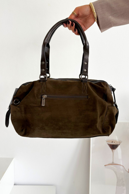 Handheldaus Öko-INildlederu Khaki-Farbe Gressa Handheldaus Öko-INildlederu Khaki-Farbe Gressa