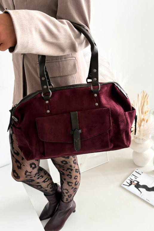 Handheldaus Öko-INildlederu Burgund Gressa Handheldaus Öko-INildlederu Burgund Gressa