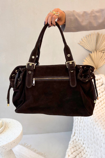 Skórzana aus INildlederoZua Handheld CzekoladoZua Ilienne