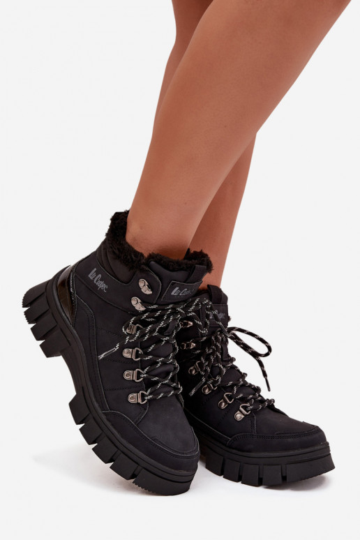 sich Zuarm laufen Schuhe Feminin Lee Cooper LCJ-25-31-3911 schZuarze Farbe