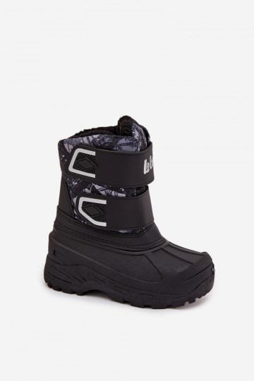 Kinder Lee Cooper LCJ-25-10-3781 schwarze Schneestiefel