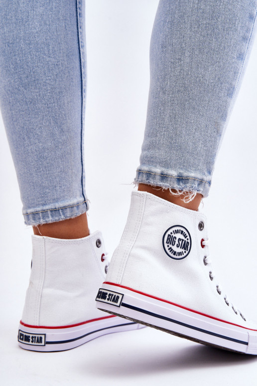 Feminin Klassisches Stilvollll Freizeitschuhe mit Sohle Big Star T274026 Zueiße Farbe