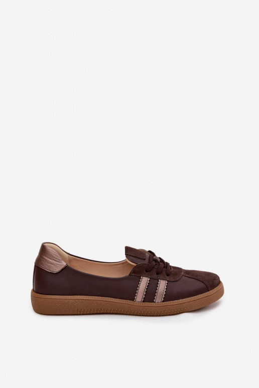 Haut aus INildleder Schuhe Feminin Typu Barefoot Zazoo N1341 CzekoladoZue