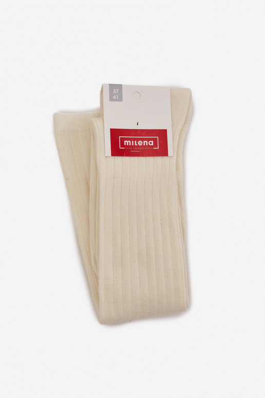 PodkolanóZukiINełny MERINO elfenbeinfarbe