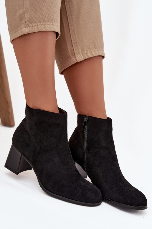 Damenstiefel aus Öko-INildlederoZue schZuarze Farbe Es mussrilou