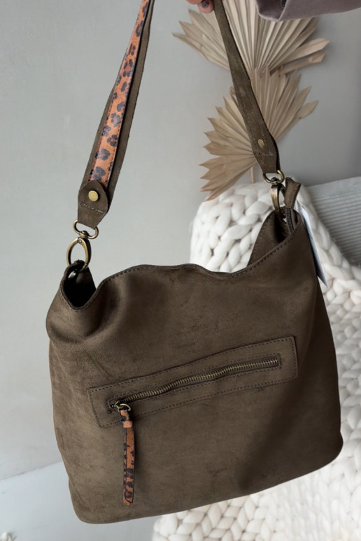 Handheldaus Öko-INildlederu Dunkelzielona Deliane