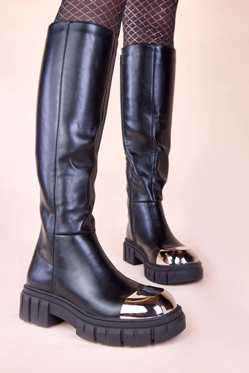 Schwarze Stiefel mit... 2