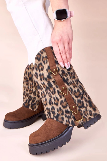 Braune Stiefeletten mit... 2